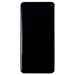 Дисплей (экран) Samsung G973 Galaxy S10, С сенсорным стеклом, С рамкой, OLED, Черный