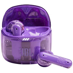 Bluetooth-гарнітура JBL Tune Flex Ghost Edition, Стерео, Фіолетовий