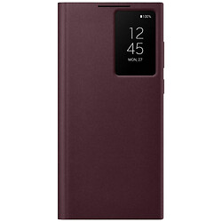Чехол (книжка) Samsung S908 Galaxy S22 Ultra, Samsung Smart Clear View Cover, Бордовый