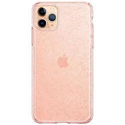 Чохол (накладка) Apple iPhone 11 Pro, Spigen Liquid Crystal Glitter, Rose Quartz, Рожевий