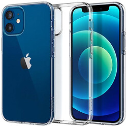 Чохол (накладка) Apple iPhone 12 Mini, Spigen Liquid Crystal, Crystal Clear, Прозорий