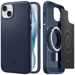 Чехол (накладка) Apple iPhone 15, Spigen Mag Armor MagFit, MagSafe, Navy Blue, Синий