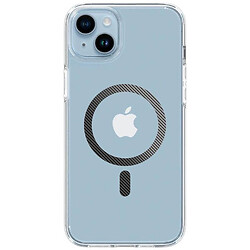 Чехол (накладка) Apple iPhone 14, Spigen Ultra Hybrid MagFit, MagSafe, Carbon Fiber, Черный