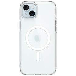 Чохол (накладка) Apple iPhone 15, Spigen Ultra Hybrid MagFit, MagSafe, Білий