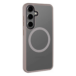 Чехол (накладка) Samsung Galaxy S25, Epik Metal Buttons Colorful, MagSafe, Серый
