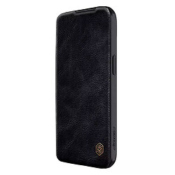 Чохол (книжка) Apple iPhone 15 Pro Max, Nillkin Qin Pro Camshield, Чорний