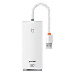 USB Hub Baseus WKQX030301 Lite Series, 0.25 м., Белый