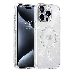 Чехол (накладка) Apple iPhone 12 / iPhone 12 Pro, Epik Eclipse Sparkle, MagSafe, Прозрачный