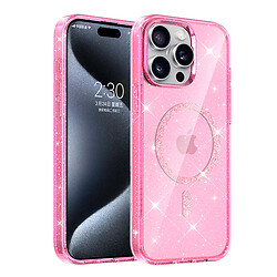 Чехол (накладка) Apple iPhone 12 / iPhone 12 Pro, Epik Eclipse Sparkle, MagSafe, Розовый