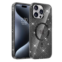 Чехол (накладка) Apple iPhone 14 Pro, Epik Eclipse Sparkle, MagSafe, Черный