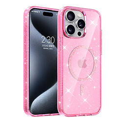 Чехол (накладка) Apple iPhone 14 Pro, Epik Eclipse Sparkle, MagSafe, Розовый