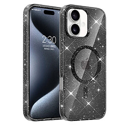 Чехол (накладка) Apple iPhone 16, Epik Eclipse Sparkle, MagSafe, Черный