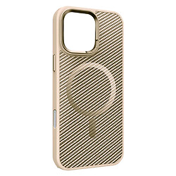 Чехол (накладка) Apple iPhone 15 Pro Max, Epik Carbon Mirage, MagSafe, Antique White, Белый
