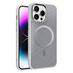 Чехол (накладка) Apple iPhone 16, Epik Carbon Mirage, MagSafe, Серый
