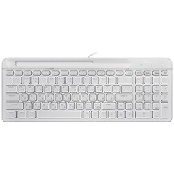 Клавиатура Maxxter KB-01W-UA, Белый
