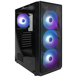 Корпус 1stPlayer FD3-BK-4F7, Чорний
