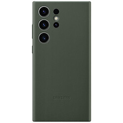 Чехол (накладка) Samsung S918 Galaxy S23 Ultra, Samsung Leather Cover, Зеленый