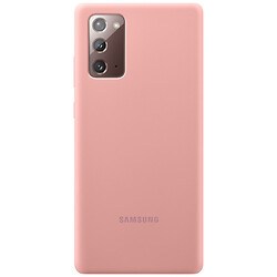 Чехол (накладка) Samsung N980 Galaxy Note 20, Samsung Silicone Cover, Copper Brown, Коричневый