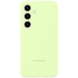 Чехол (накладка) Samsung Galaxy S24, Samsung Silicone Cover, Light Green, Зеленый