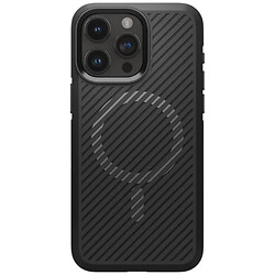 Чохол (накладка) Apple iPhone 15, Spigen Core Armor MagFit, MagSafe, Чорний
