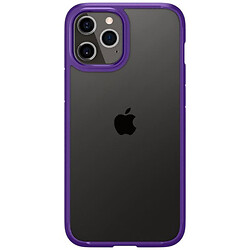 Чохол (накладка) Apple iPhone 12 Pro Max, Spigen Crystal Hybrid, Hydrangea Purple, Фіолетовий