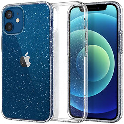 Чехол (накладка) Apple iPhone 12 Mini, Spigen Liquid Crystal Glitter, Crystal Quartz, Прозрачный
