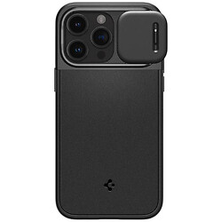 Чохол (накладка) Apple iPhone 15 Pro, Spigen Optik Armor MagFit, MagSafe, Чорний