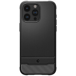 Чохол (накладка) Apple iPhone 15 Pro, Spigen Rugged Armor MagFit, Matte Black, MagSafe, Чорний