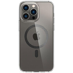 Чохол (накладка) Apple iPhone 14 Pro Max, Spigen Ultra Hybrid MagFit, Carbon Fiber, MagSafe, Сірий