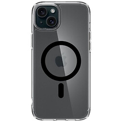 Чохол (накладка) Apple iPhone 15, Spigen Ultra Hybrid MagFit, MagSafe, Чорний