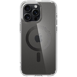 Чохол (накладка) Apple iPhone 15 Pro, Spigen Ultra Hybrid MagFit, Carbon Fiber, MagSafe, Сірий
