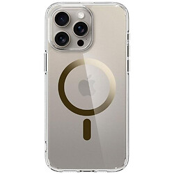 Чохол (накладка) Apple iPhone 15 Pro, Spigen Ultra Hybrid MagFit, MagSafe, Золотий