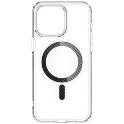 Чохол (накладка) Apple iPhone 15 Pro Max, Spigen Ultra Hybrid MagFit, Carbon Fiber, MagSafe, Сірий