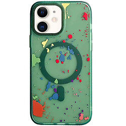 Чохол (накладка) Apple iPhone 11, Epik Flush, Dark Green, MagSafe, Зелений