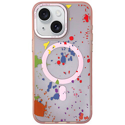 Чехол (накладка) Apple iPhone 14, Epik Flush, MagSafe, Baby pink, Розовый