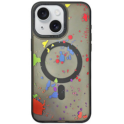 Чохол (накладка) Apple iPhone 14, Epik Flush, Titanium Black, MagSafe, Чорний