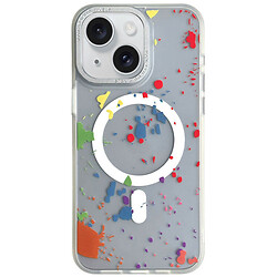 Чохол (накладка) Apple iPhone 15, Epik Flush, MagSafe, Білий