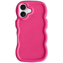 Чехол (накладка) Apple iPhone 16, Epik Ripple, Dragon Fruit, Розовый