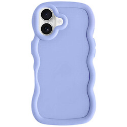 Чехол (накладка) Apple iPhone 16, Epik Ripple, Lilac Blue, Голубой