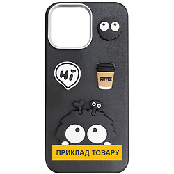 Чохол (накладка) Apple iPhone 16e, Epik Leather Toys, Monster, Чорний