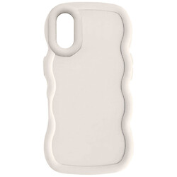 Чохол (накладка) Apple iPhone X / iPhone XS, Epik Ripple, Antique White, Білий