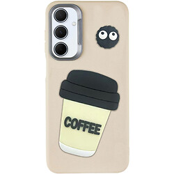 Чехол (накладка) Samsung Galaxy A36 5G / Galaxy A56 5G, Epik Leather Toys, Coffee, Бежевый
