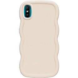 Чехол (накладка) Xiaomi Redmi 9a, Epik Ripple, Antique White, Белый