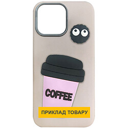 Чехол (накладка) Xiaomi Redmi Note 14 5G, Epik Leather Toys, Coffee, Розовый