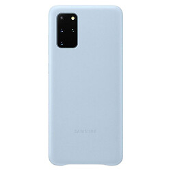 Чохол (накладка) Samsung G985 Galaxy S20 Plus, Samsung Leather Cover, Sky Blue, Синій