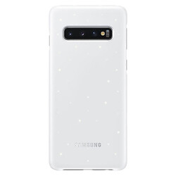 Чехол (накладка) Samsung G973 Galaxy S10, Samsung LED Cover, Белый