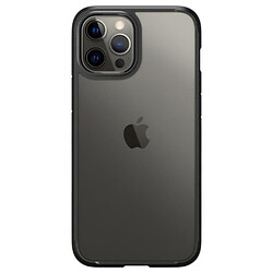 Чохол Apple Apple 12 Pro Max, Spigen Crystal Hybrid, Matte Black, Чорний