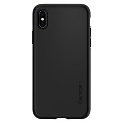 Чохол (накладка) Apple iPhone XS Max, Spigen Thin Fit 360, Чорний
