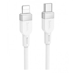 USB кабель Hoco X109 Energy Apple iPhone SE 2022 / iPhone 14 Pro Max / iPhone 14 Plus / iPhone 14 Pro / iPhone 14 / iPhone 13 Pro / iPhone 13 Mini / iPhone 13 / iPhone 13 Pro Max / iPhone 12 Mini / iPhone 12 Pro Max, Lightning, 1.0 м., Білий