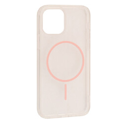 Чохол (накладка) Apple iPhone 13 Pro Max, Air Beats Transparent, MagSafe, Рожевий